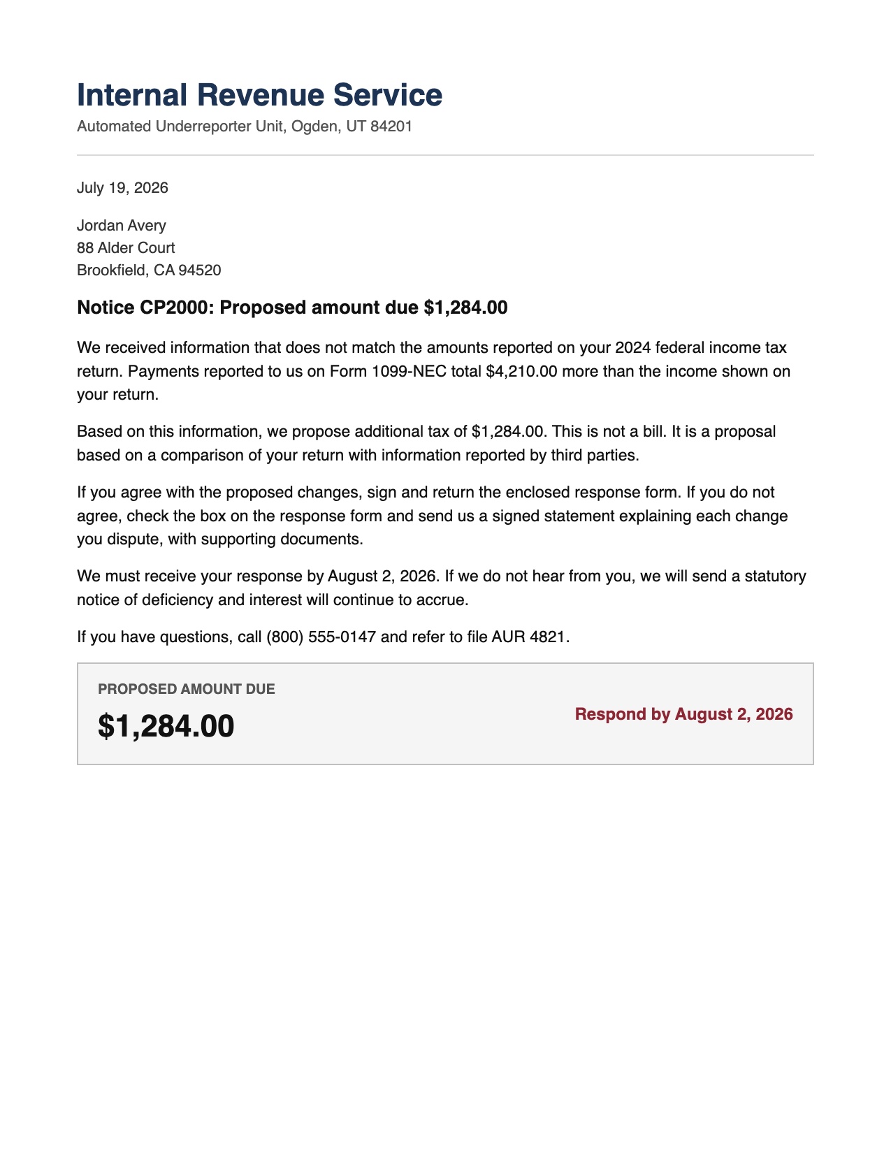 A dense IRS notice, the kind that is easy to dread